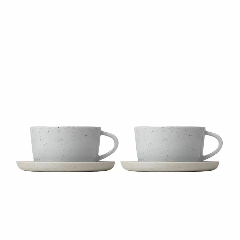Sablo Set om 2 Kaffekoppar & Fat Cloud