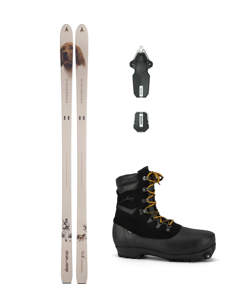 PAKET – KONGSVOLD BC SKI WL/FL med Xplore-bindning och Pjäxor