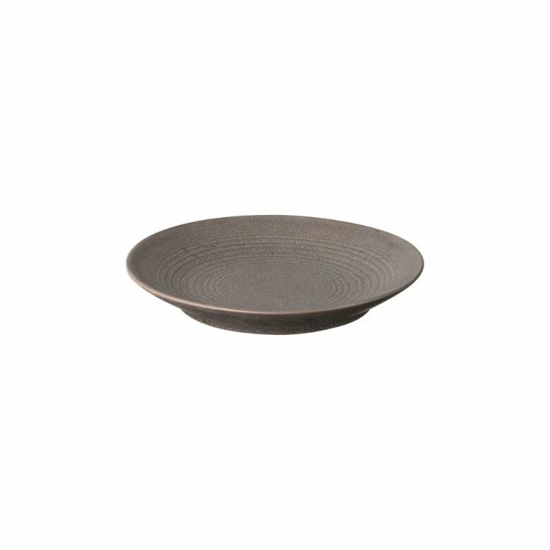 Kumi Sidotallrik Ø16 cm Espresso