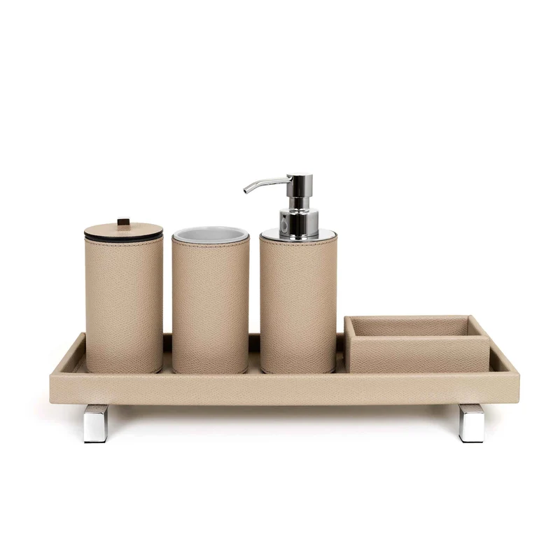 Leather Bathroom Set POSEIDON by Pinetti