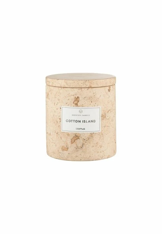 Frabli Doftljus L 10 cm Cotton Island Travertin