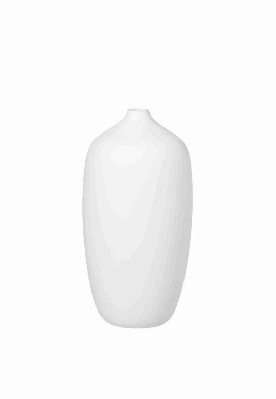 Ceola Vas H25 cm Ø13 cm Vit