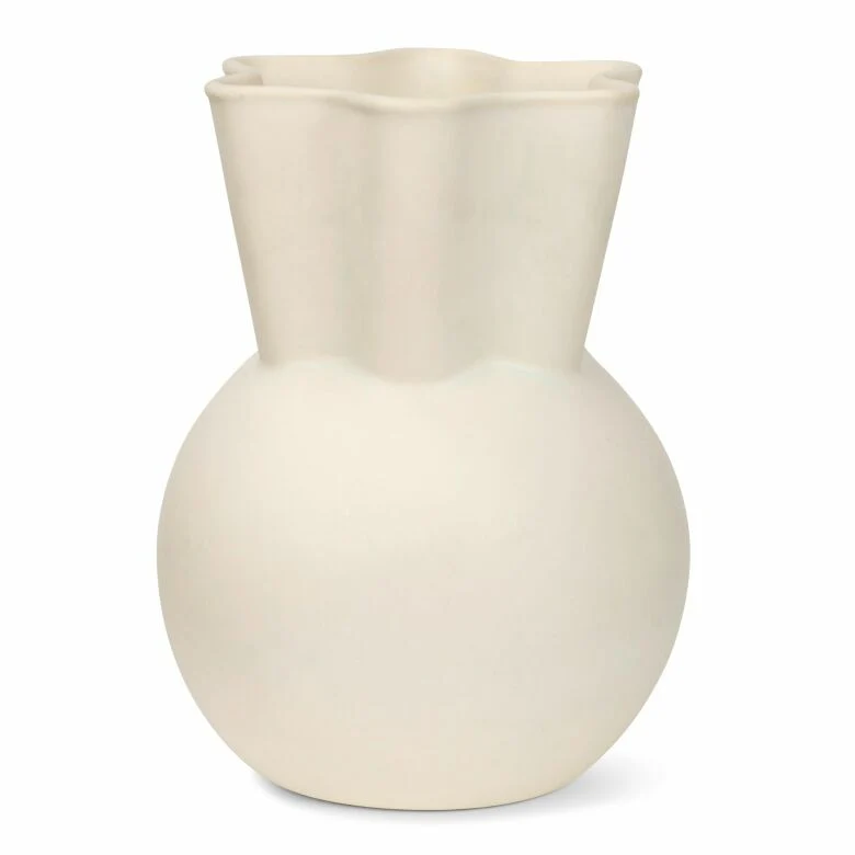 Vas Eva Stoer Nielsen 20 cm Vit
