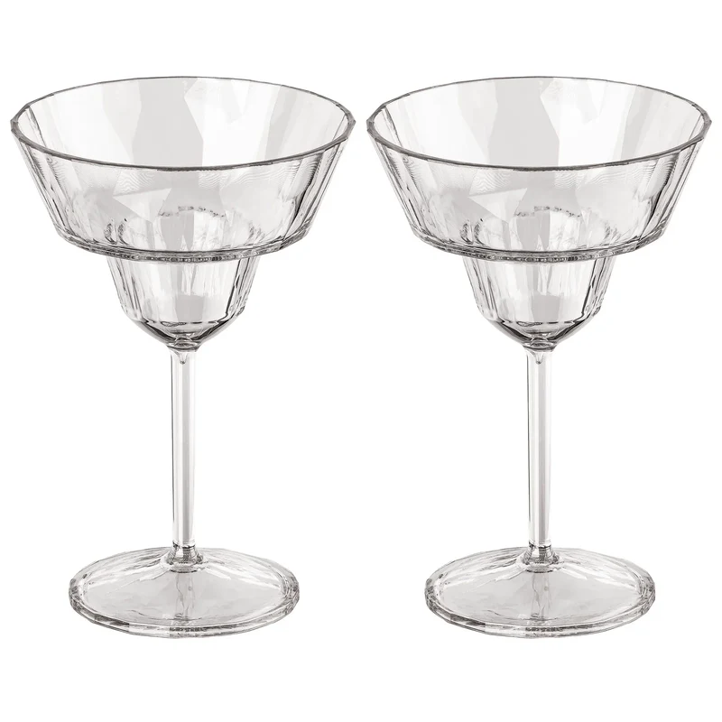 Drinkglas Koziol Superglas club no.16 plast 25 cl crystal clear 2-pack