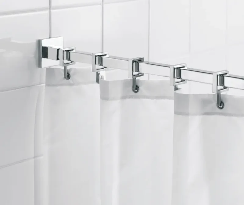 Elegant firkantet forhængsstang - maks 250 cm