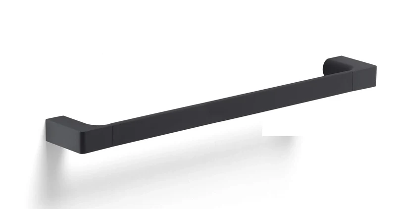 Piren håndklædestang 40 cm - Sort