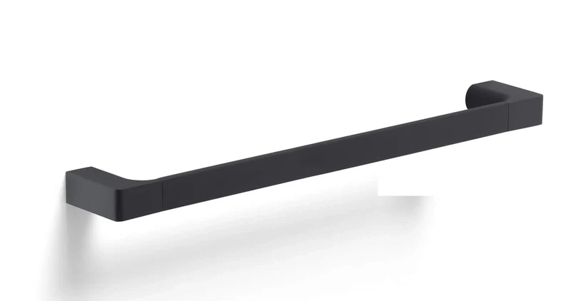 Piren håndklædestang 60 cm - Sort