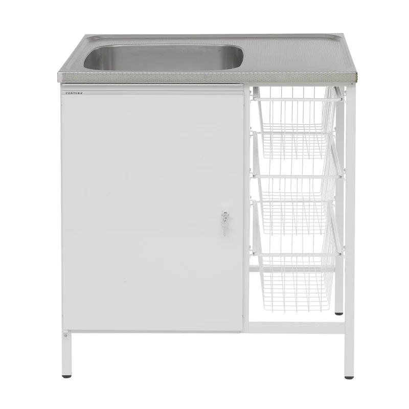 Contura Steel Tvättbänk CAB 8 Vit