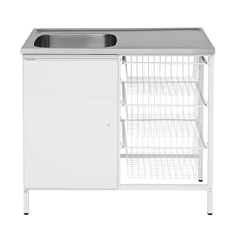 Contura Steel Tvättbänk CAB 10 Vit