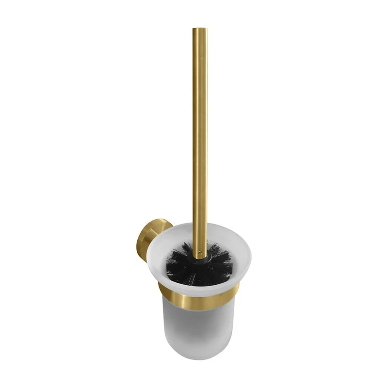 Duschbyggarna Toalettborste Brass Set Öppen