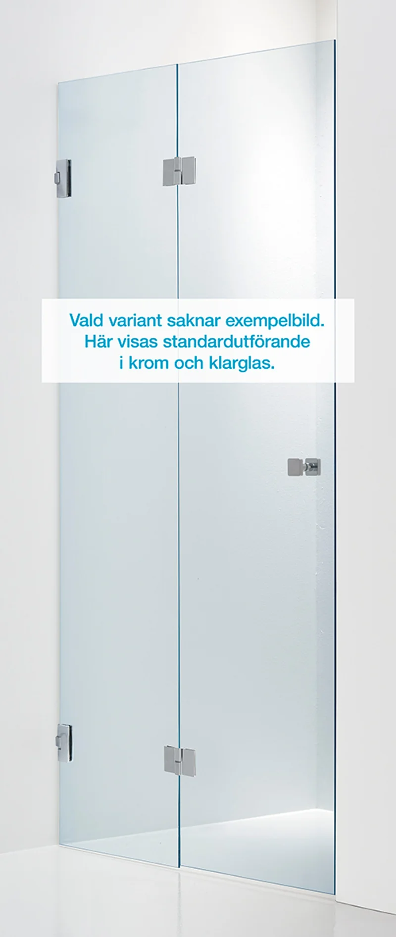Duschdörr Duschbyggarna Design Plus Vikdörr