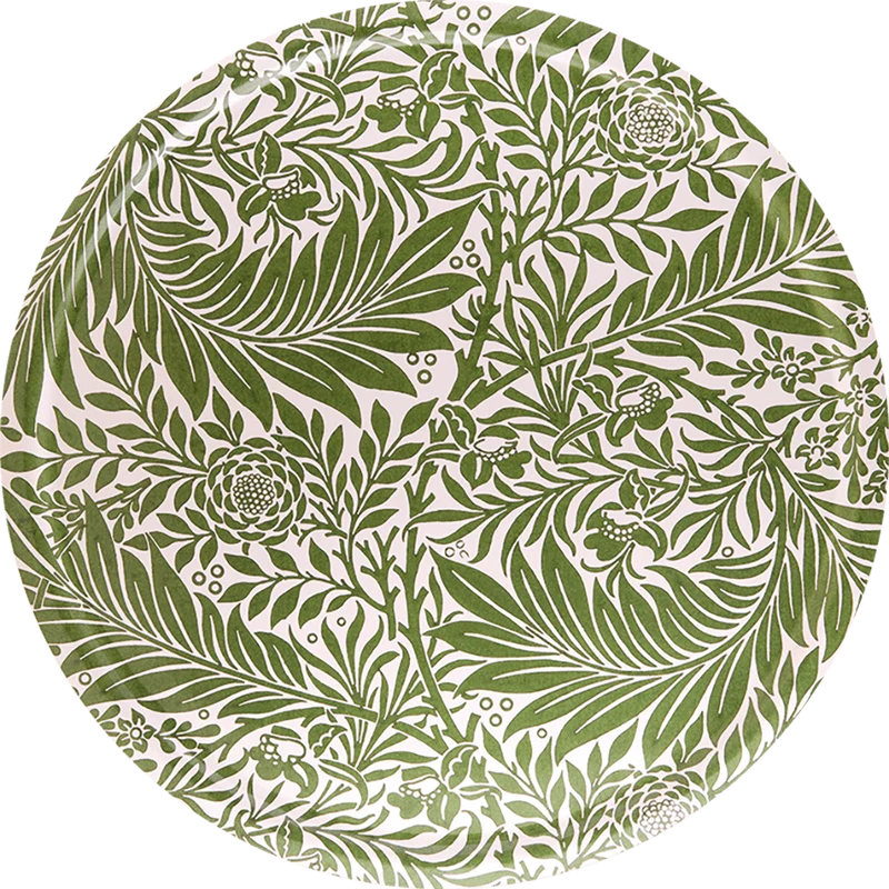 Bricka William Morris Larkspur – Grön/Vit