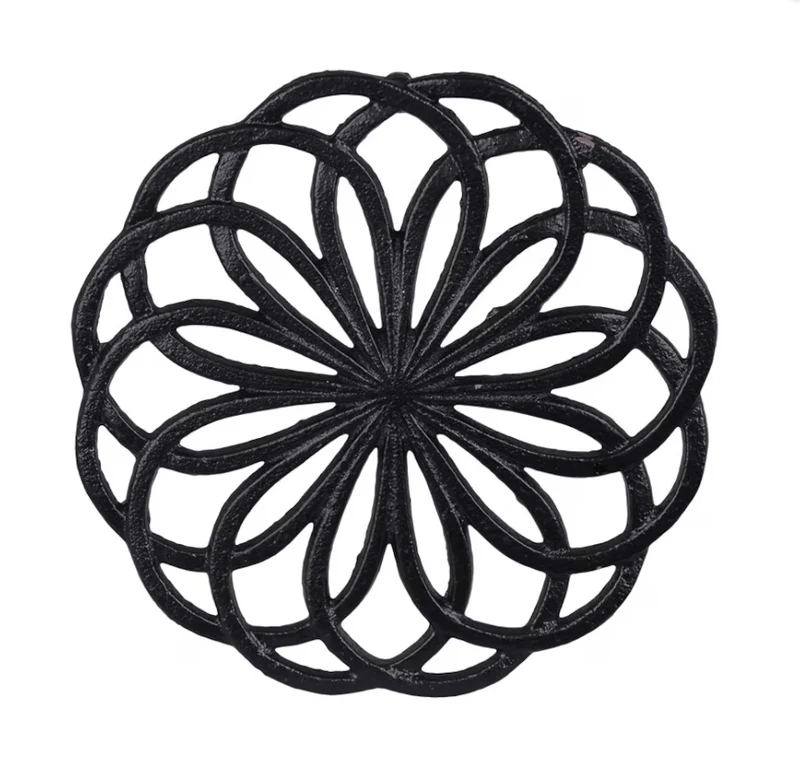Grytunderlägg Blomma Järn