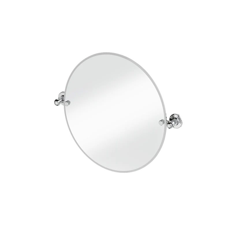 Burlington spegel rund 50 cm med väggfästen
