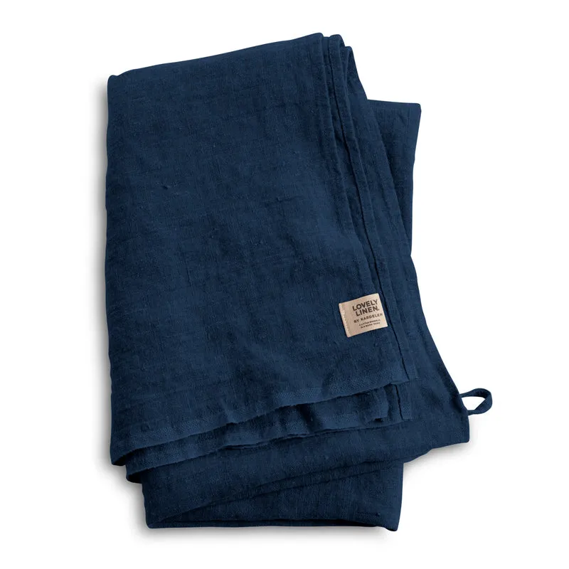 Linnebadlakan hamam Midnight Blue