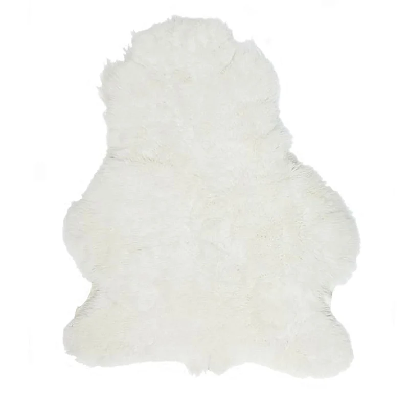 Fårskinn vitt
