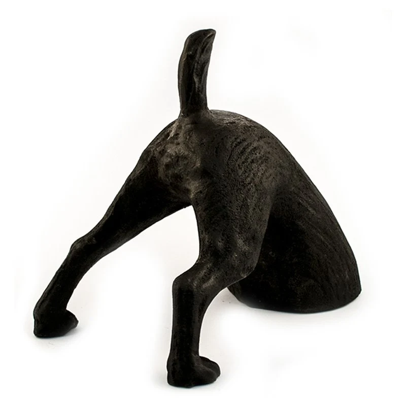 Dörrstopp hund gjutjärn