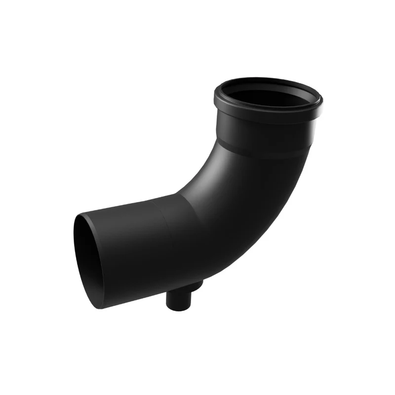 Elbow 90° 110mm PP black