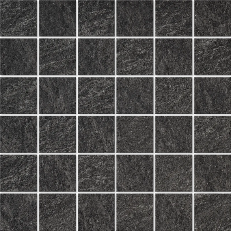 Klinker Bricmate D0505 Quartzit Black 5x5