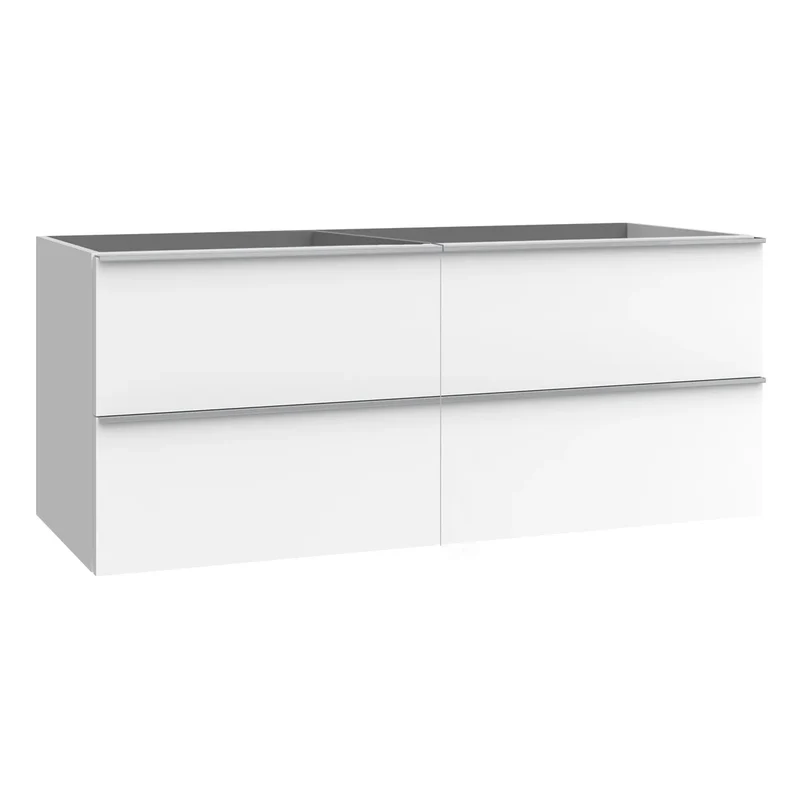 Kommod 120 cm Tenfors Harmoni Vit Blank 4 lådor