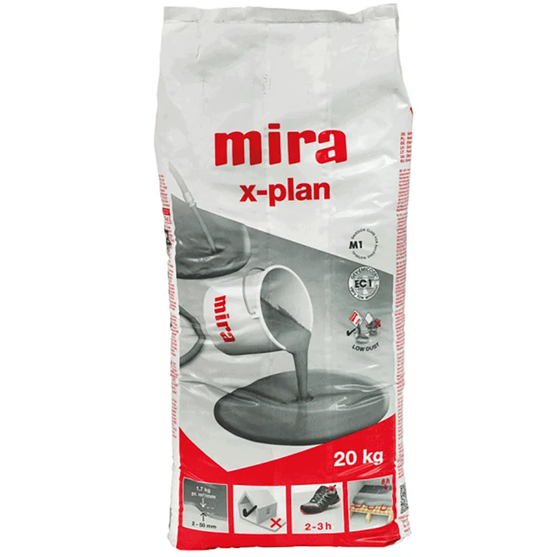 Flytspackel Mira X-plan Dammreducerad 20 kg