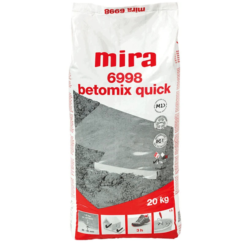 Slipsats Mira Betomix 6998 Quick Dammreducerad 20 kg
