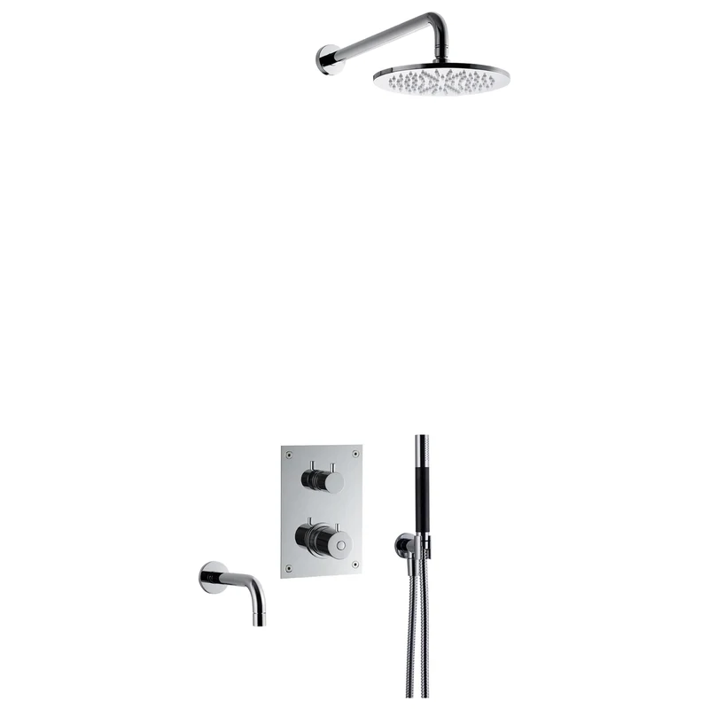 Takduschset Tapwell BOX7368 ED2 Inbyggd Med Badkarspip