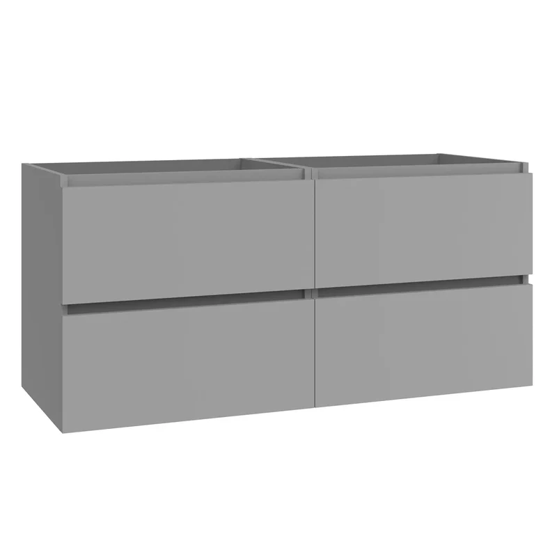 Kommod 120 cm Tenfors Viken Grå Matt 4 lådor