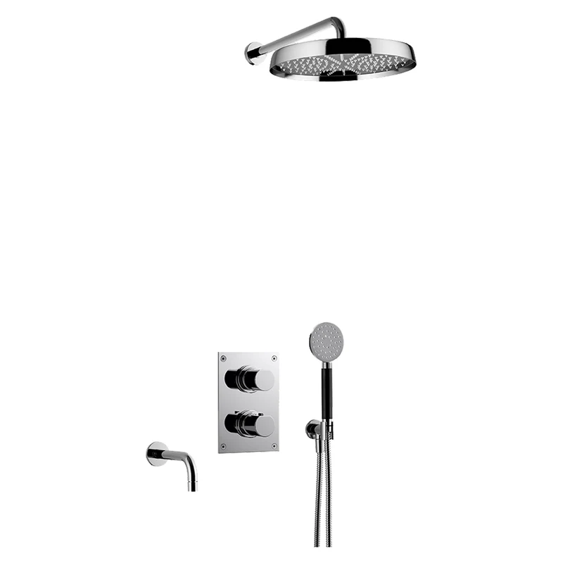 Takduschset Tapwell ARM7368 ED2 Inbyggd Med Badkarspip