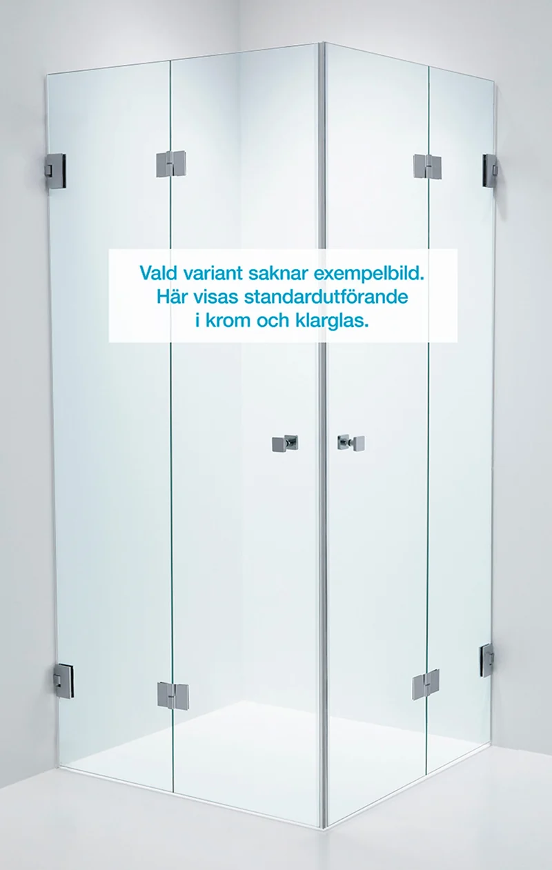 Duschhörna Duschbyggarna Design Plus Hörna med Vikdörrar