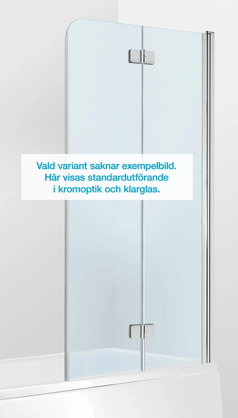 Badkarsvägg Duschbyggarna Bad Modell 96 Vikdörr