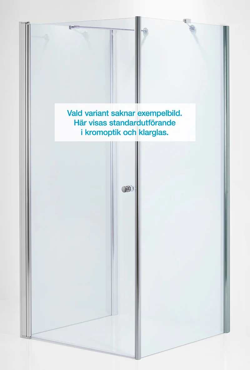 Duschvägg Duschbyggarna Swing de Luxe U-dusch