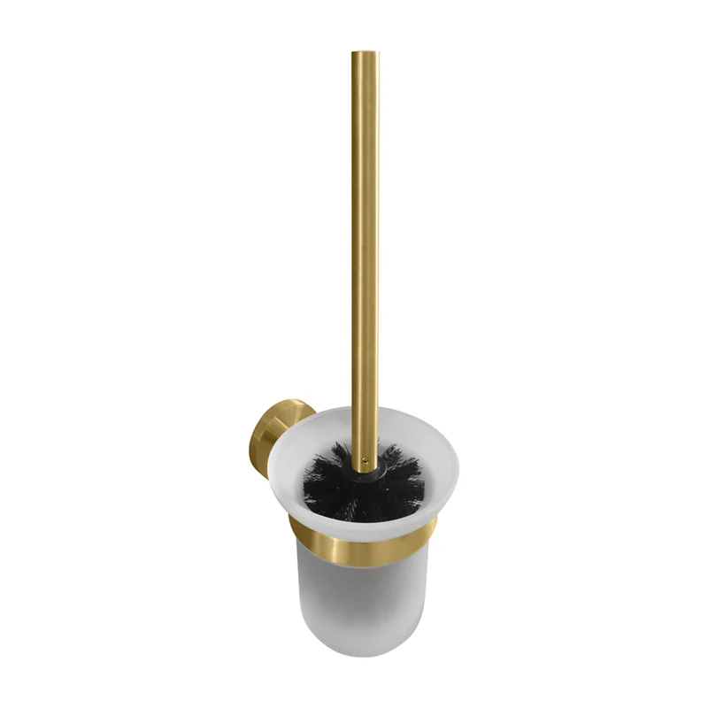 Toalettborste Duschbyggarna Brass Set Öppen