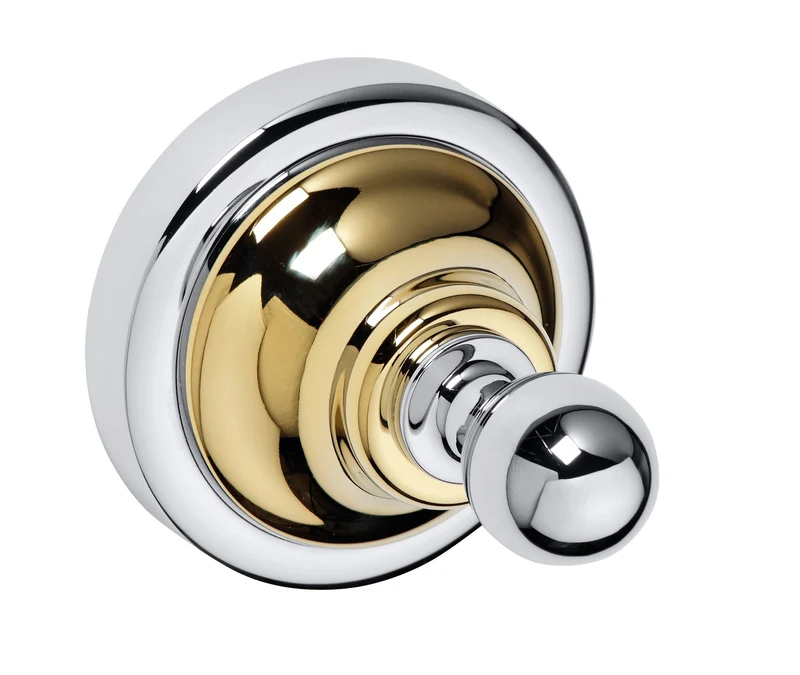 Handdukskrok Duschbyggarna CLASSIC KROM/GULD